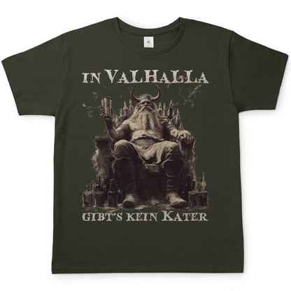 In Valhalla gibt´s kein Kater - Herren Shirt Urban Khaki