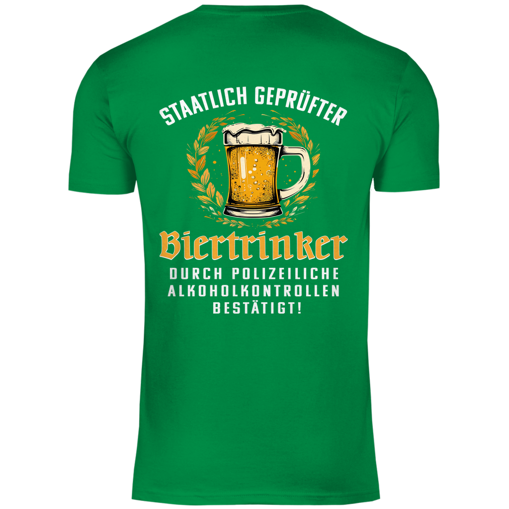 Staatlich geprüfter Biertrinker - Herren Shirt