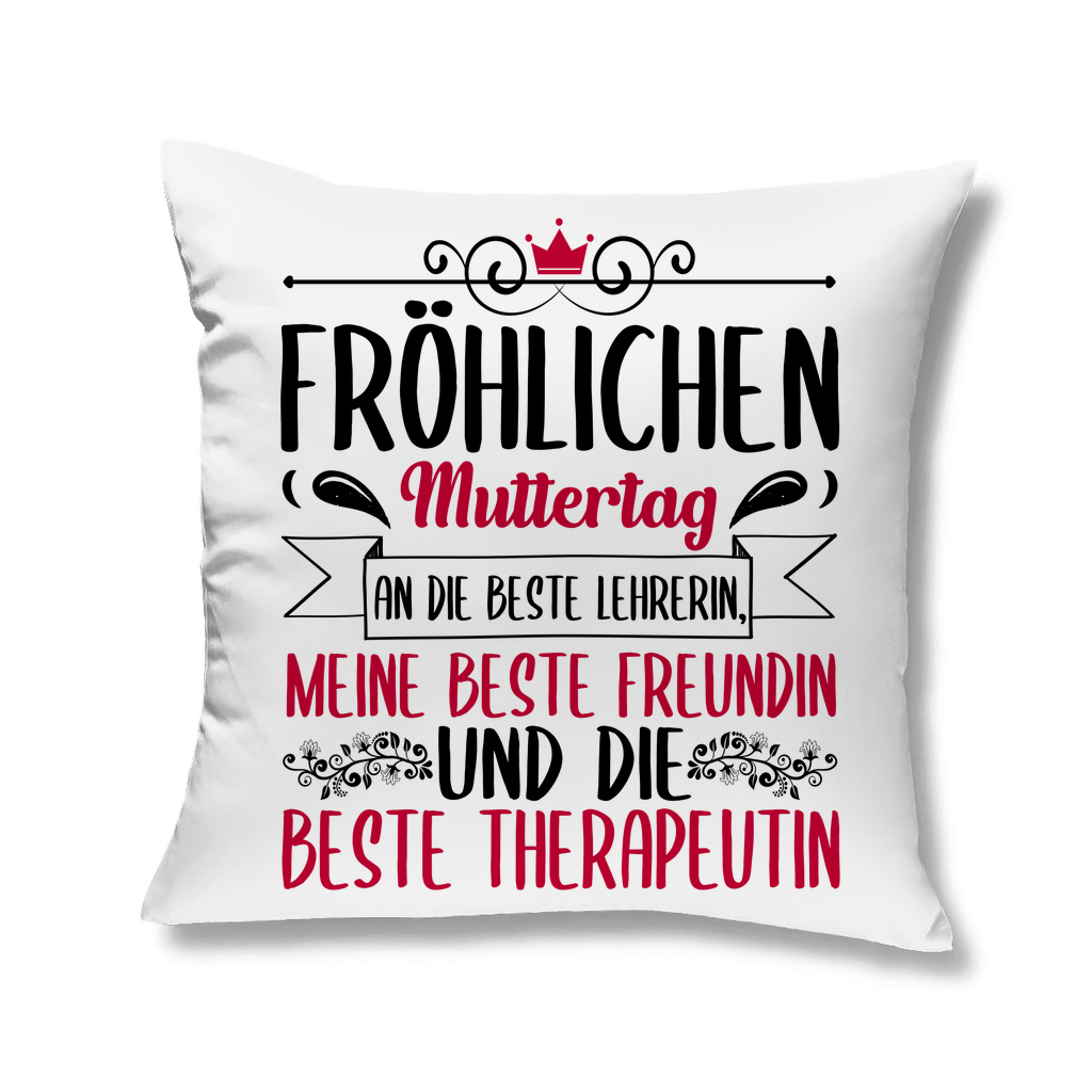 Fröhlichen Muttertag an die beste Mutter - Kopfkissen