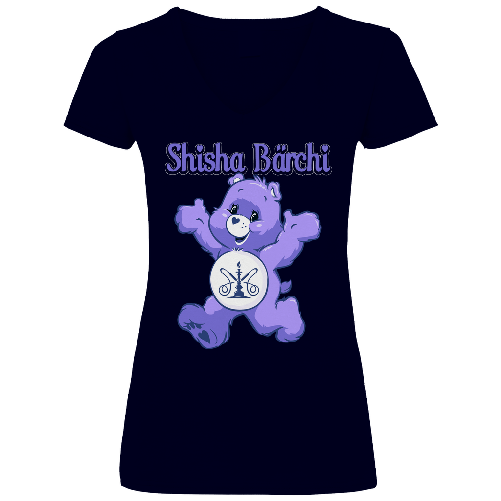 Shisha Bärchi - Glücksbärchi - V-Neck Damenshirt