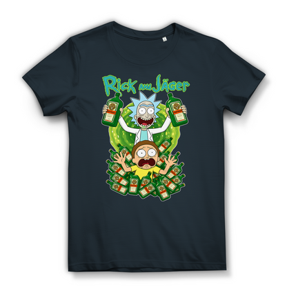 Rick and Jäger mit Morty Jägermeister - Damen Premium Bio T-Shirt