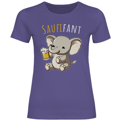 Saufifant - Damenshirt Millennial Lilac