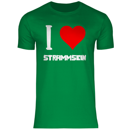 I love Strammsein - Herren Shirt Kelly Green
