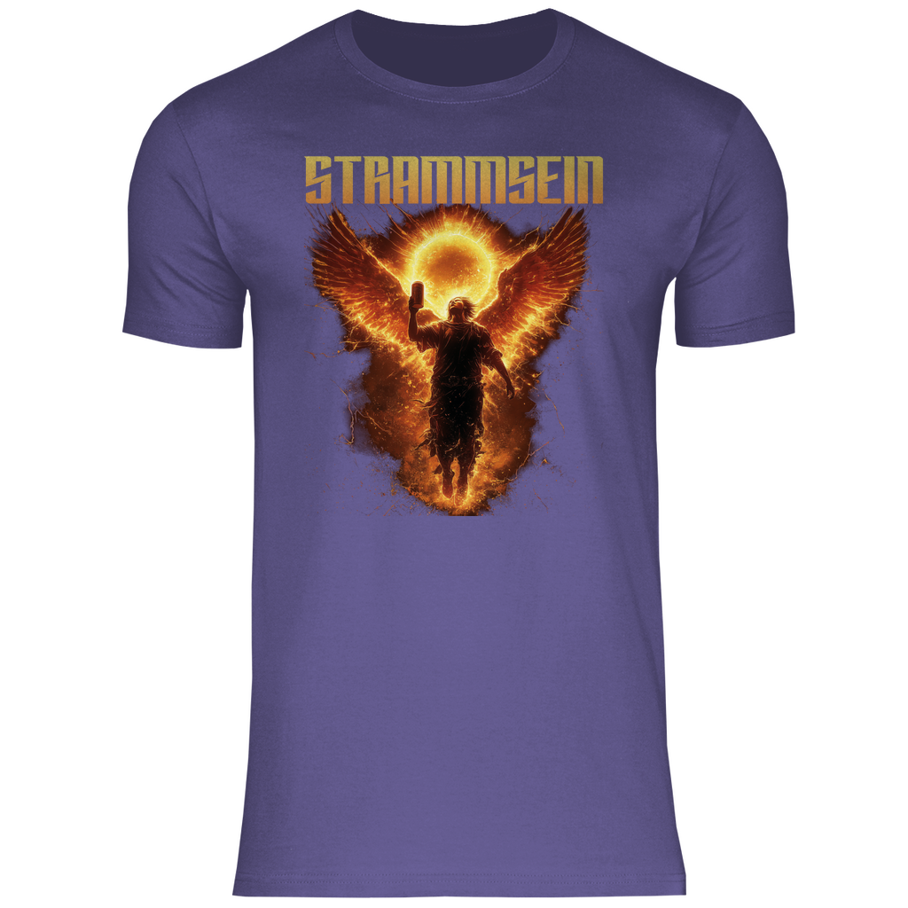 Strammsein Du Ich Wir Bier - Herren Shirt Millennial Lilac