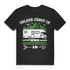 Urlaub fängt in meinem Wohnmobil an Camping Shirt Geschenk Männer Wohnmobil Fans Black