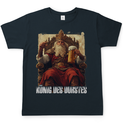König des Durstes - Herren Shirt Dark Grey Solid