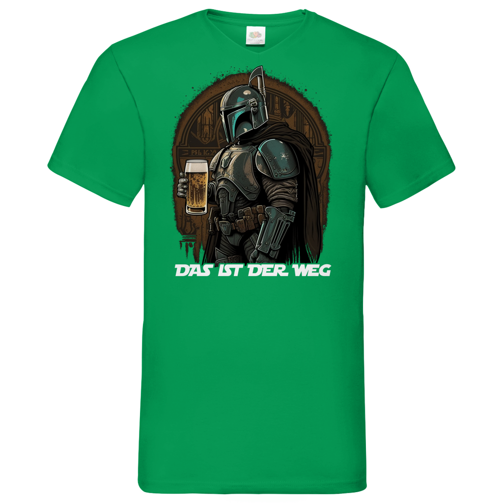 Das ist der Weg - Mandalorian Bier - Herren V-Neck Shirt