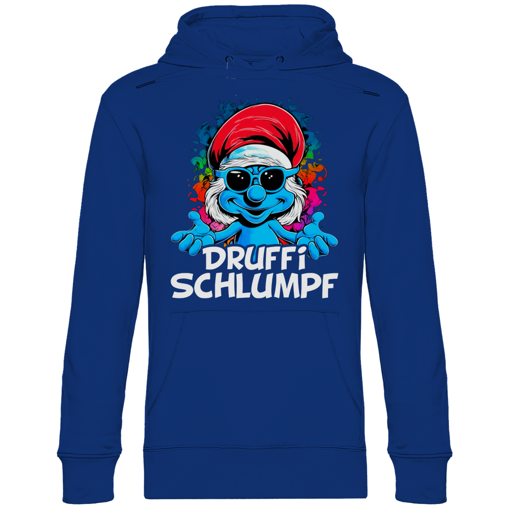 Druffi Schlumpf Grafik - Unisex Hoodie Royal