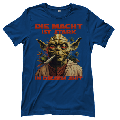 Die Macht ist stark in diesem Shit - Yoda Star Wars - Damenshirt Royal Blue