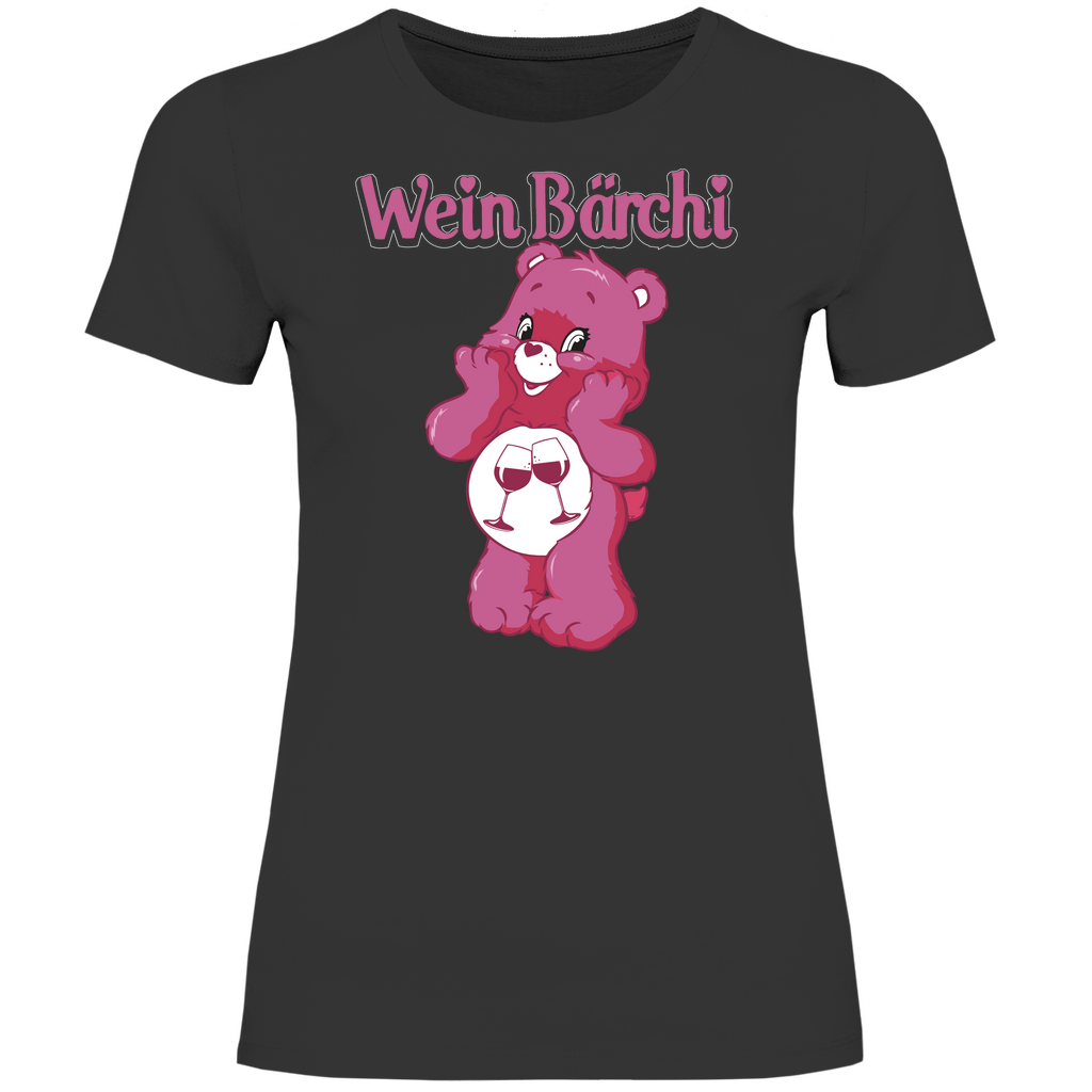 Wein Bärchi - Glücksbärchi - Damenshirt