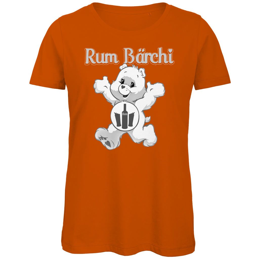 Rum Bärchi - Glücksbärchi - Damen Premium Bio T-Shirt Urban Orange