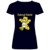 Fahrrad Bärchi - Glücksbärchi - V-Neck Damenshirt Deep Navy