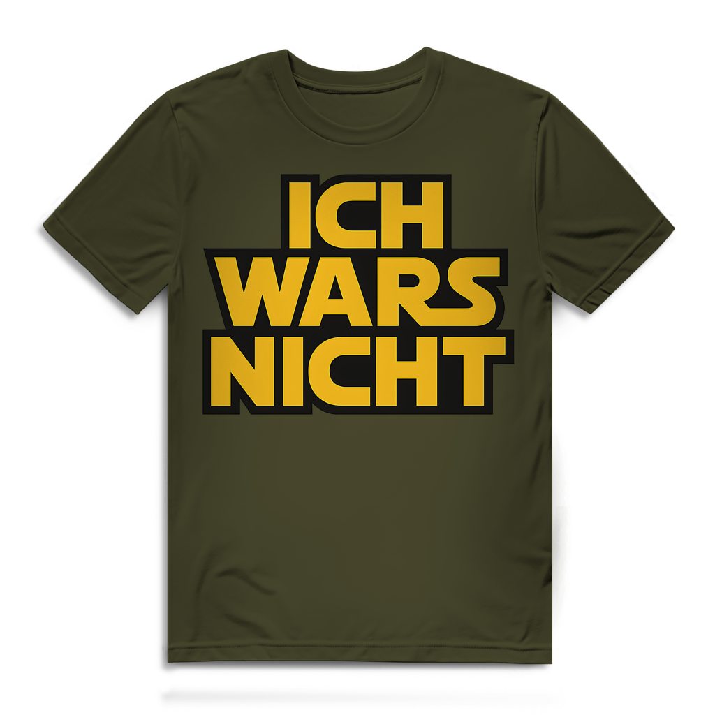 Ich Wars Nicht - Herren Premium Bio T-Shirt Khaki