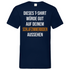 T-Shirt würde gut auf deinem Schlafzimmerboden aussehen - Herren V-Neck Shirt Navy