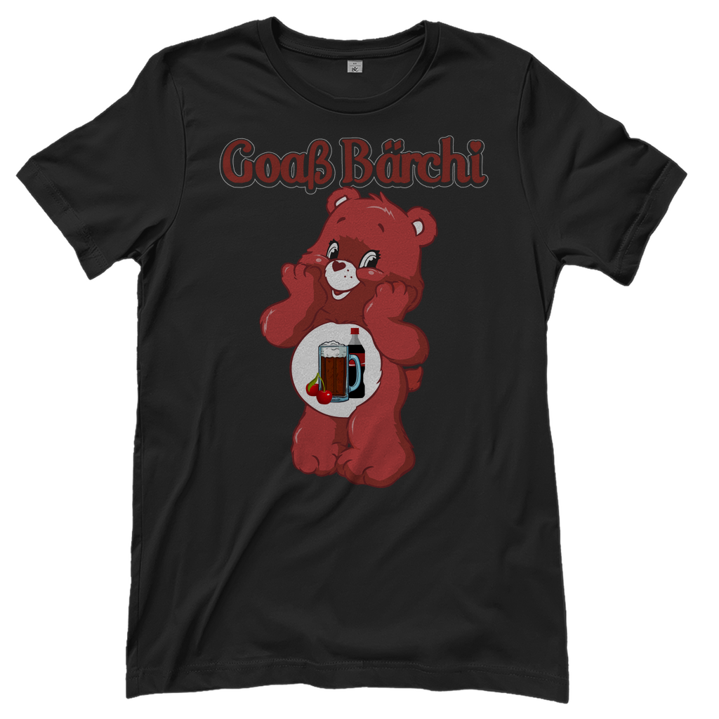 Goaß Bärchi - Glücksbärchi - Damenshirt Black