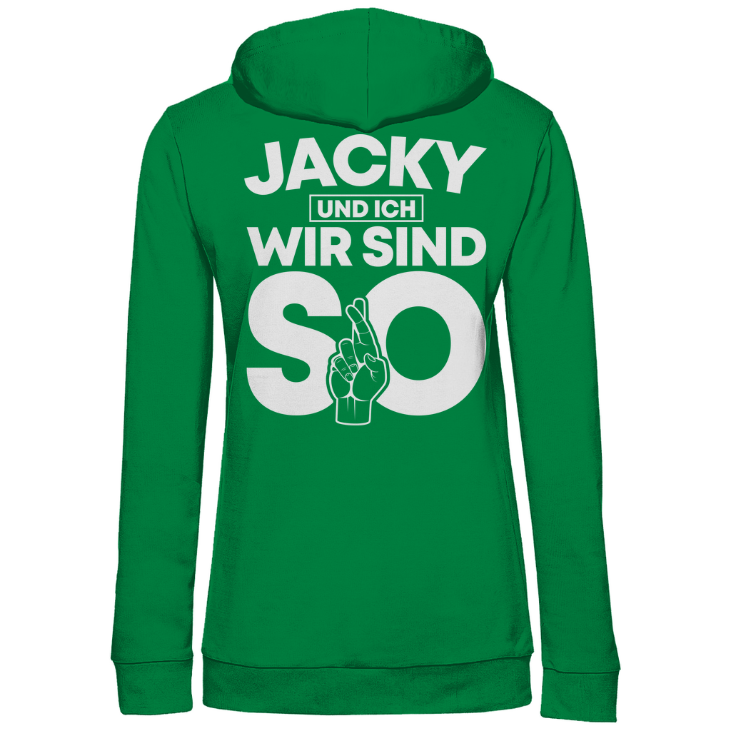 Jacky und ich wir sind so Jack Daniels - Damen Hoodie