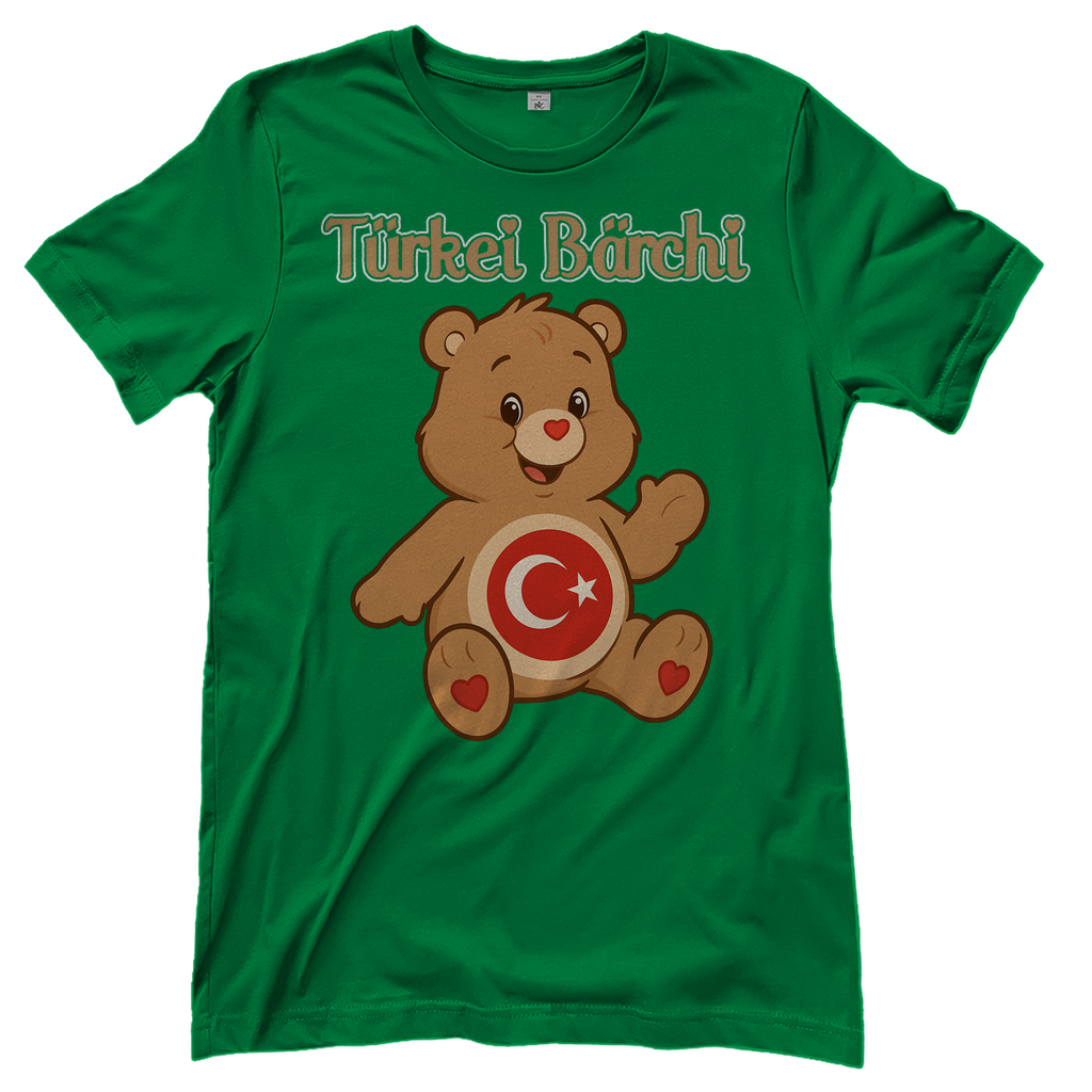 Türkei Bärchi - Glücksbärchi - Damen T-Shirt Kelly Green