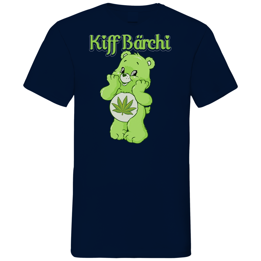 Kiff Bärchi - Glücksbärchi - Herren V-Neck Shirt