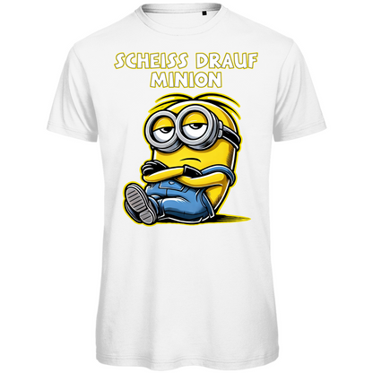 Scheiss drauf Minion - Herren Premium Bio T-Shirt