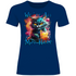 We´re All Mad Here Grinsekatze - Damenshirt Navy