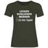 Lecken Schlucken Beissen ich liebe Tequila - Damenshirt Urban Khaki