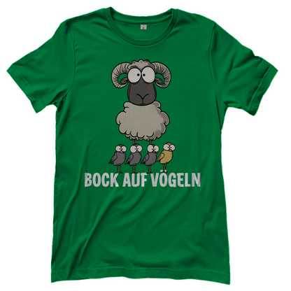 Bock auf Vögeln - Damenshirt Kelly Green