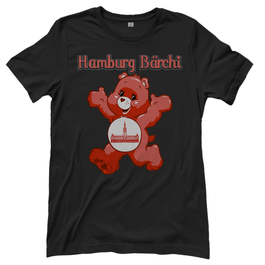 Hamburg Bärchi - Glücksbärchi - Damenshirt Black