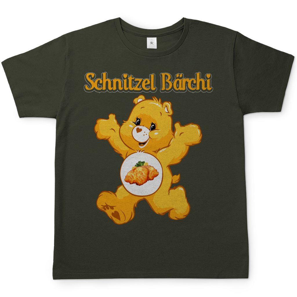 Schnitzel Bärchi - Glücksbärchi - Herren Shirt Urban Khaki