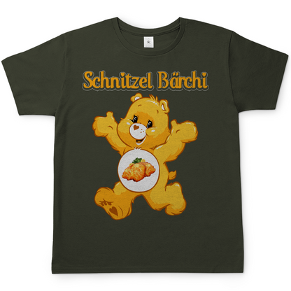Schnitzel Bärchi - Glücksbärchi - Herren Shirt Urban Khaki