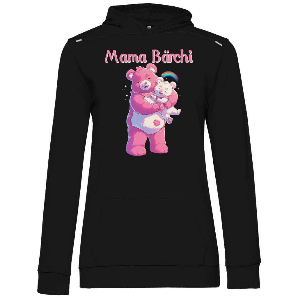 Mama Bärchi - Glücksbärchi - Damen Hoodie Black
