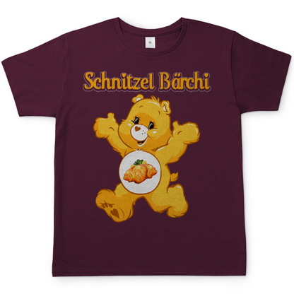 Schnitzel Bärchi - Glücksbärchi - Herren Shirt Burgundy