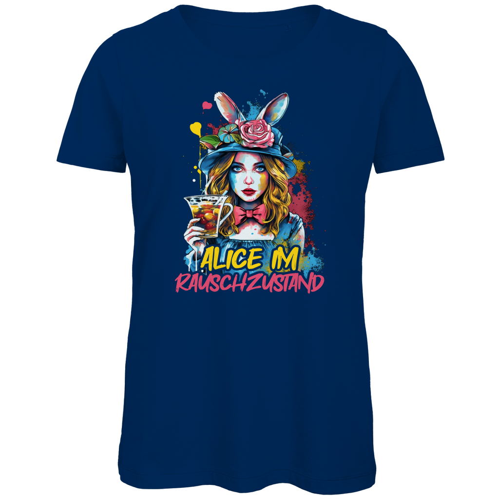 Alice im Rauschzustand Bunt - Damen Premium Bio T-Shirt