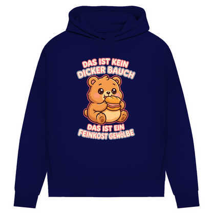 Damen Premium Bio Hoodie Das Ist Kein Dicker Bauch Das Ist Ein Feinkost Gewölbe Teddybär