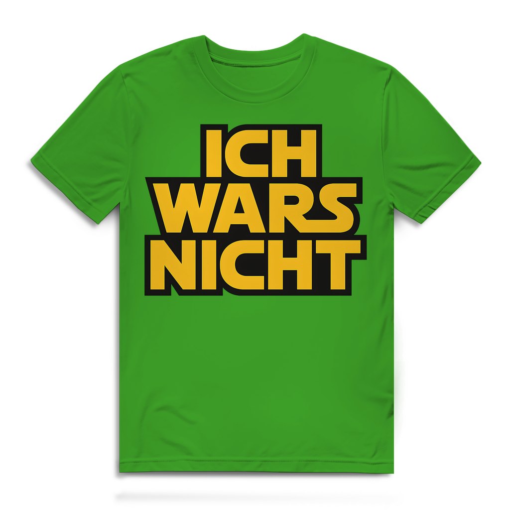 Ich Wars Nicht - Herren Premium Bio T-Shirt Real Green