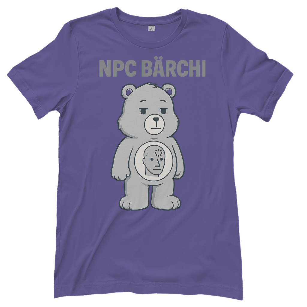 NPC Bärchi - Glücksbärchi - Damen T-Shirt Millennial Lilac