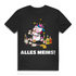 Einhorn T Shirt Alles meins Herren Funshirt witziges Alkohol Motiv Sauf Spruch Black