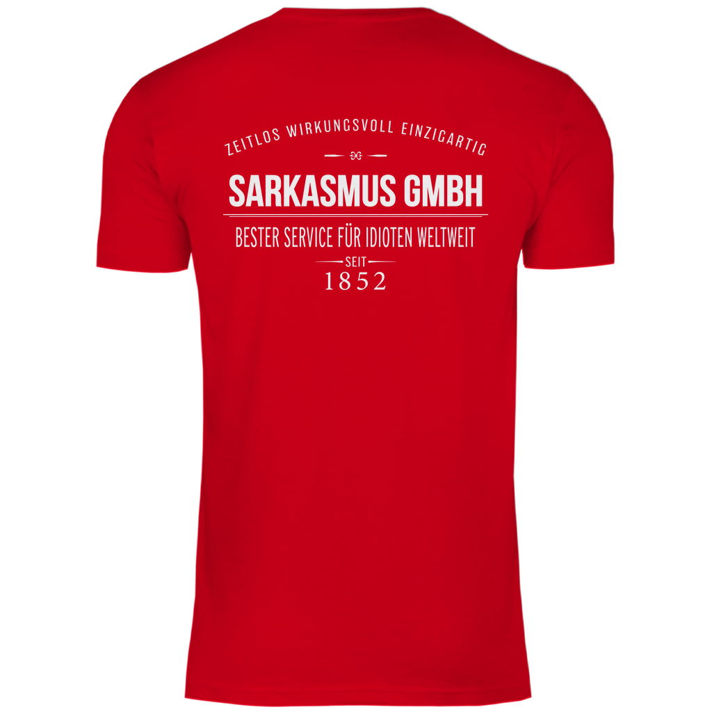 Sarkasmus GmbH bester Service für Idioten weltweit - Herren Shirt