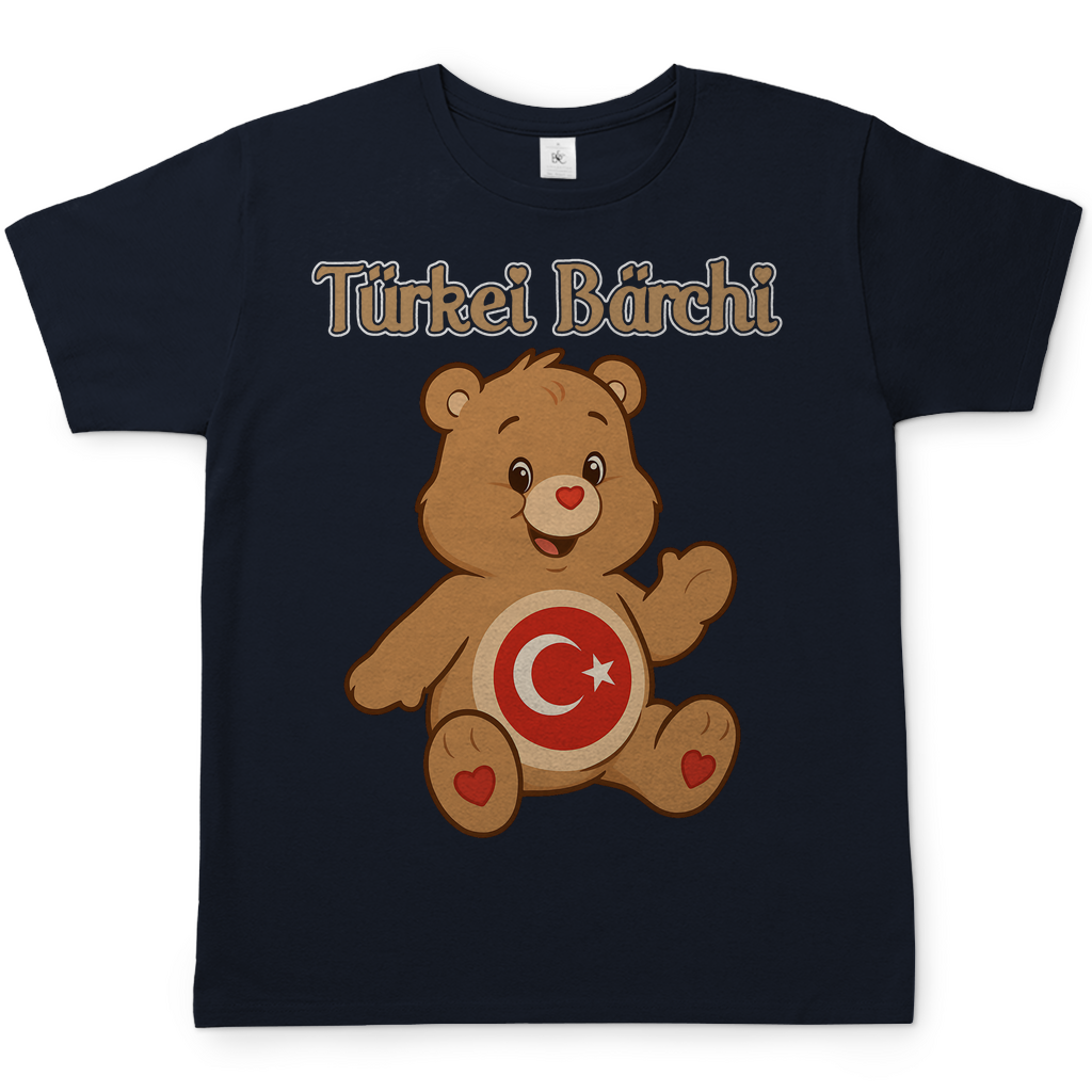 Türkei Bärchi - Glücksbärchi - Herren T-Shirt Navy