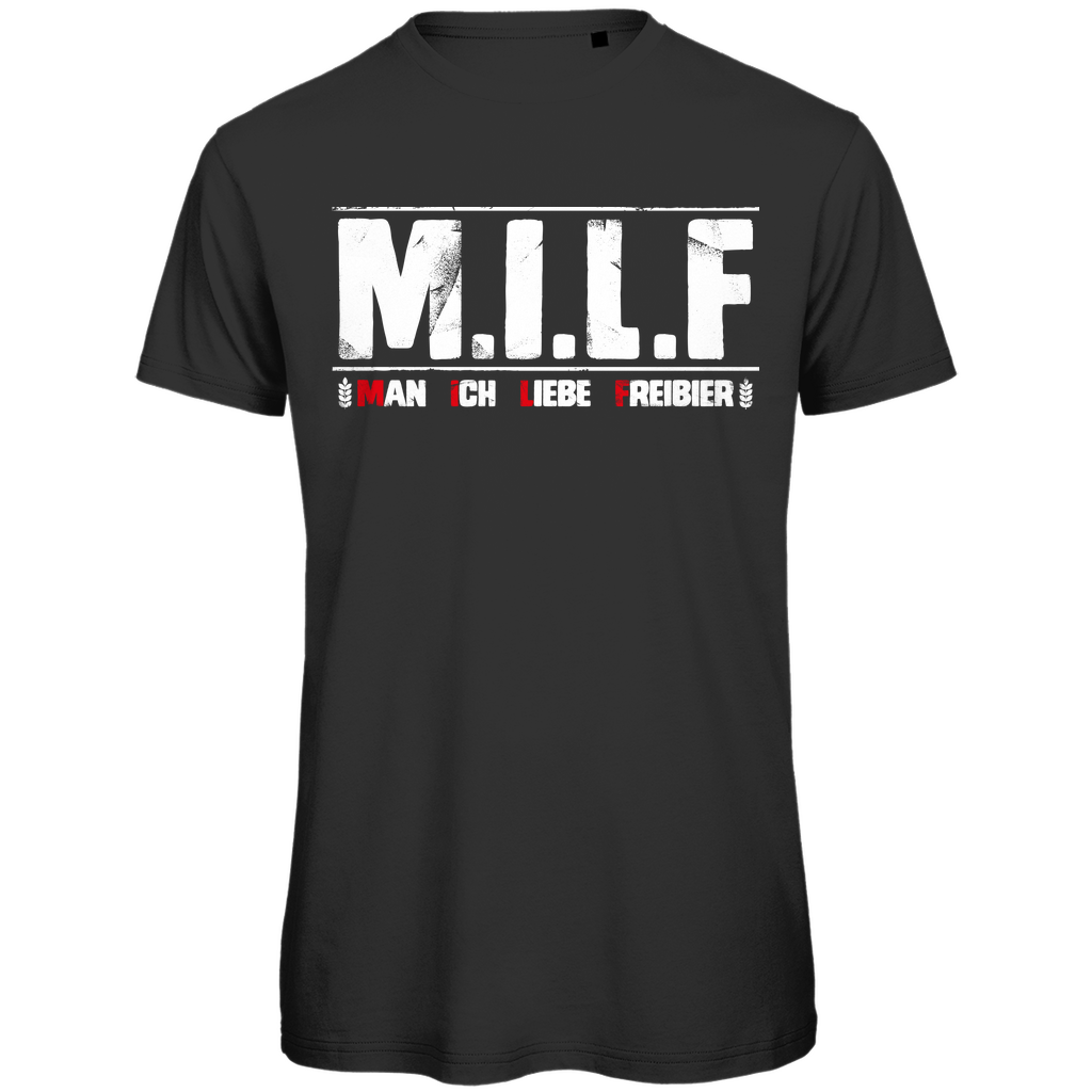 M.I.L.F Man ich liebe Freibier - Herren Premium Bio T-Shirt
