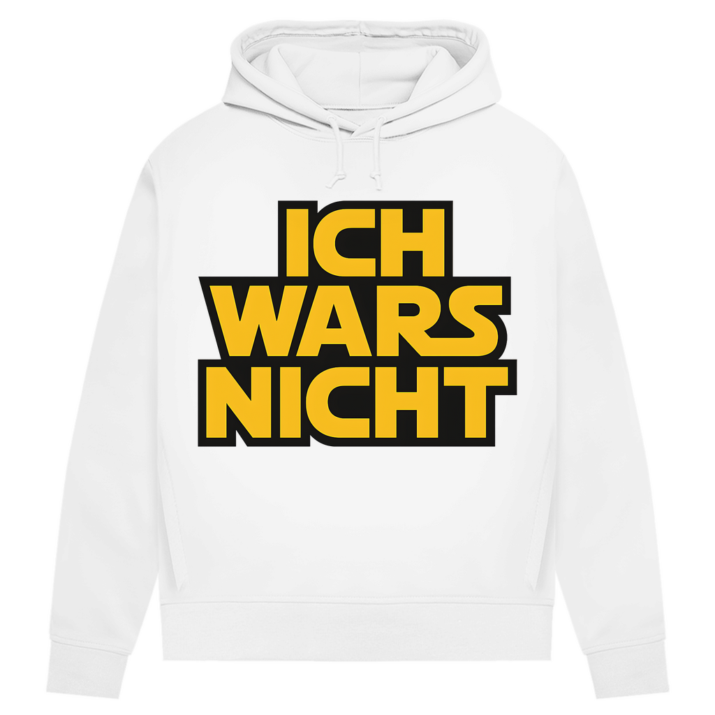 Ich Wars Nicht - Damen Premium Bio Hoodie White