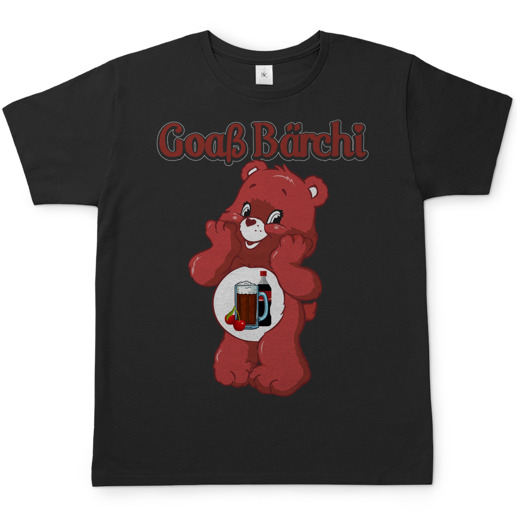 Goaß Bärchi - Glücksbärchi - Herren Shirt Black