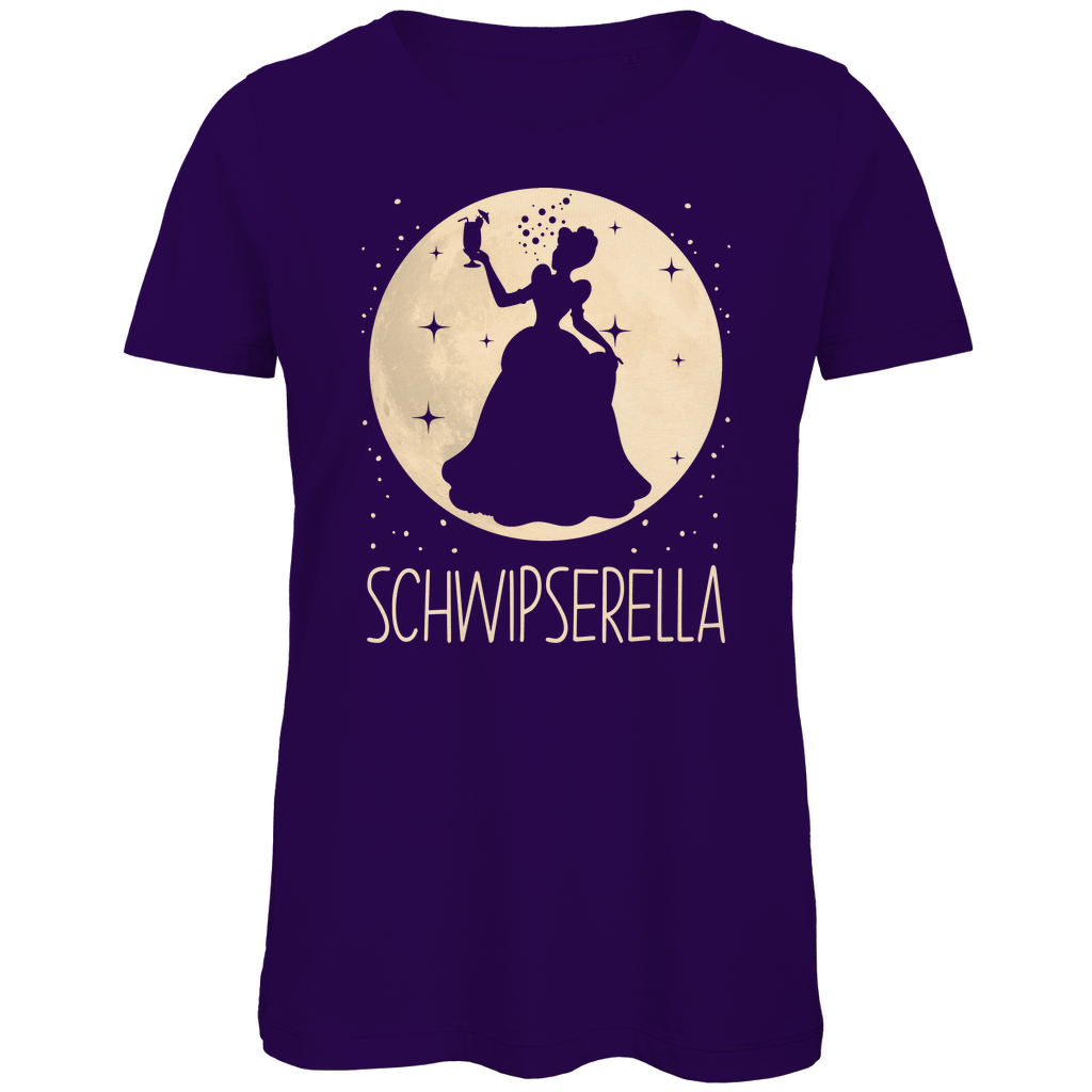 Mond Prinzessin - Schwipserella - Damen Premium Bio T-Shirt Urban Purple