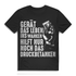 Herren Shirt mit Trinkhumor – Wenn das Leben wankt hilft nur Druckbetanken Black