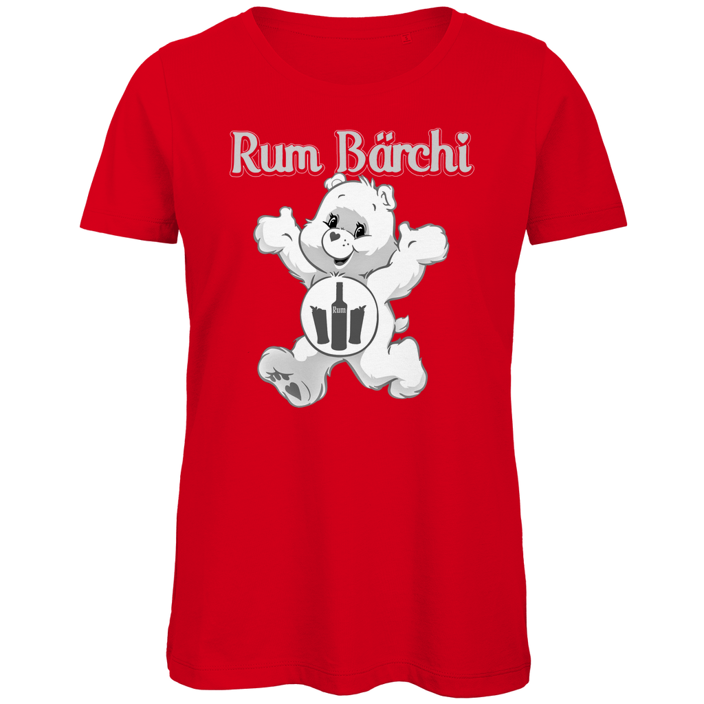 Rum Bärchi - Glücksbärchi - Damen Premium Bio T-Shirt Red