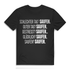 Schlechter Tag? Saufen. Guter Tag? Saufen. Lustiges Herren T-Shirt Alkohol Black