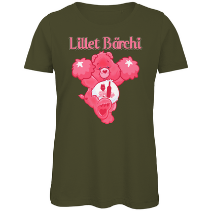 Lillet Bärchi - Glücksbärchi - Damen Premium Bio T-Shirt Khaki