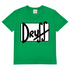 Herren V-Neck T-Shirt druﬀ – Bold Retro Logo Design im Cartoon-Style Kelly Green