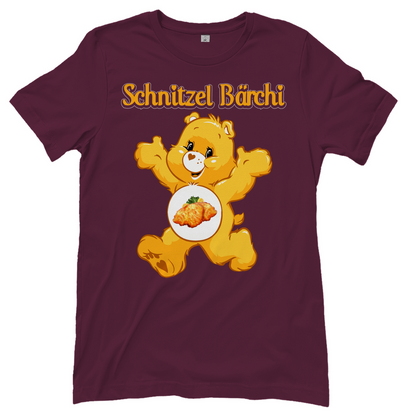 Schnitzel Bärchi - Glücksbärchi - Damenshirt Burgundy