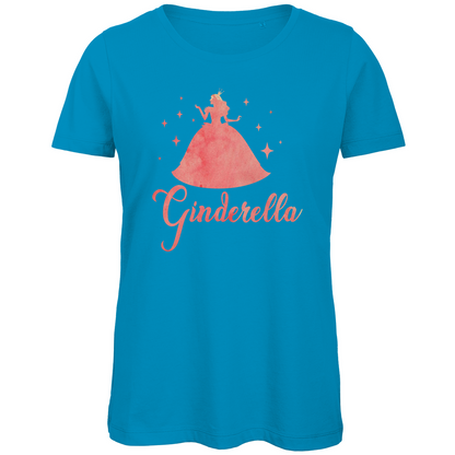 Ginderella - Prinzessin Aquarell - Damen Premium Bio T-Shirt