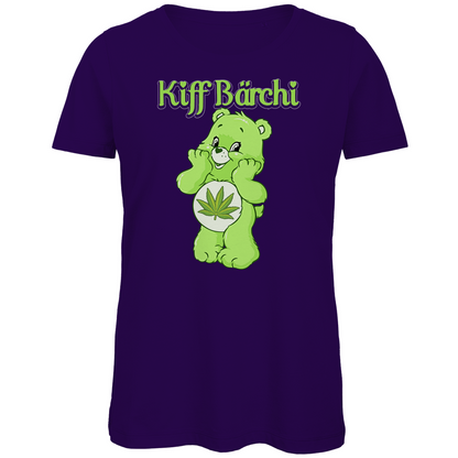 Kiff Bärchi - Glücksbärchi - Damen Premium Bio T-Shirt Urban Purple